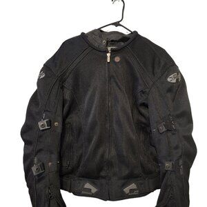 Joe Rocket Men's Phoenix Ion Motorcycle Black Jacket Medium Pads Liner